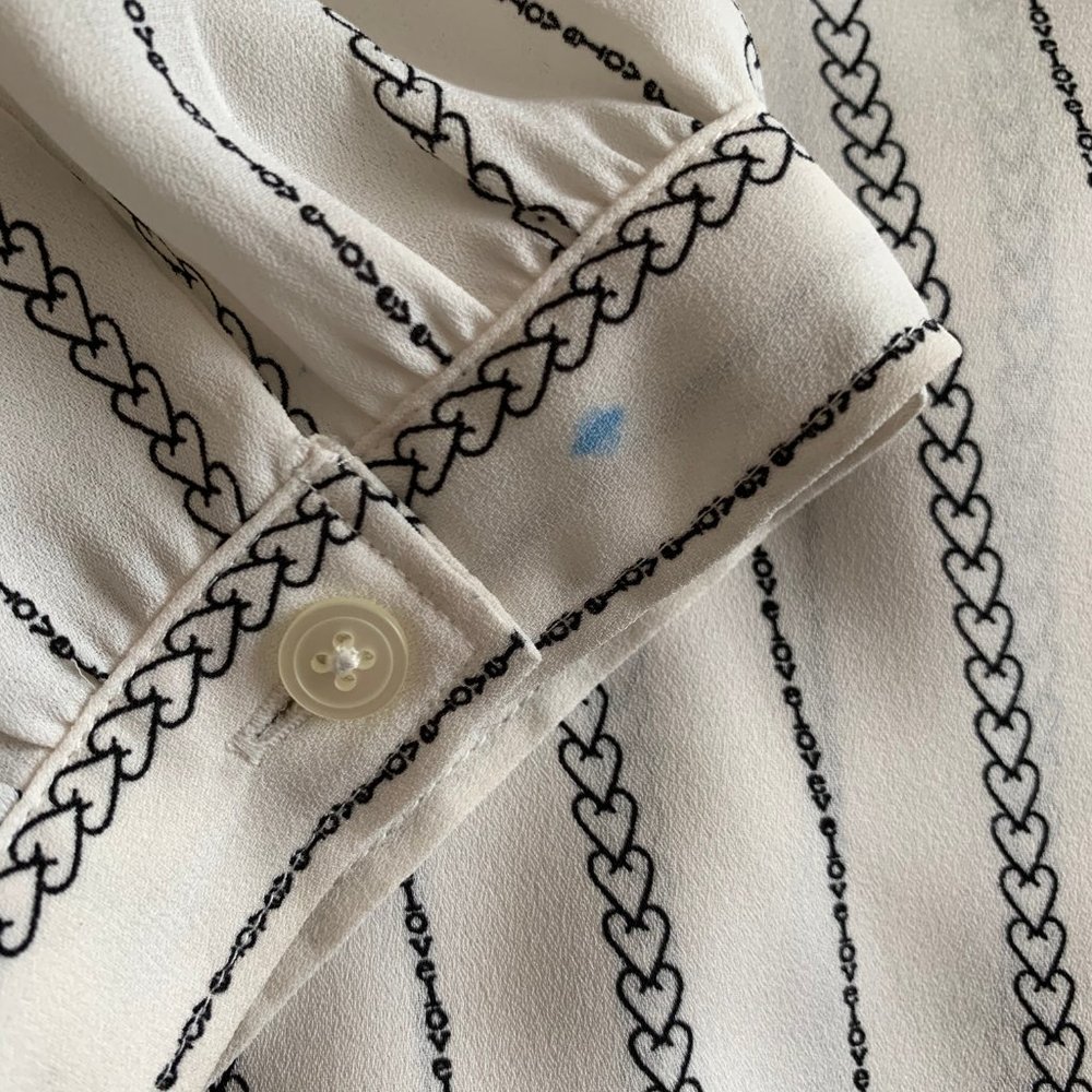 Loft Heart & Love Blouse-Excellent Condition - Picture 7 of 7
